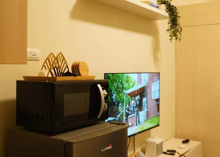 Smdc Light Balcony Smart Tv Alexa Cozy Retreat Manila